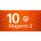 Bild mit Konfetti welches 10 Jahre Magento 2 feiert